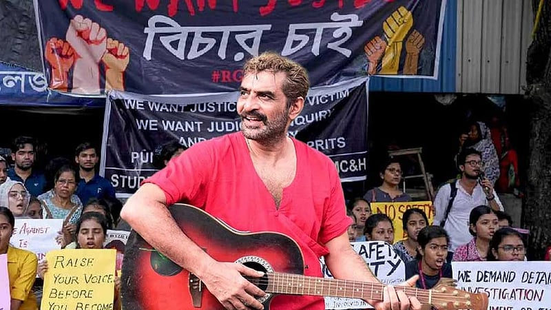 আর জি কর কাণ্ড: প্রতিবাদী গান গাইলেন শিলাজিৎ
