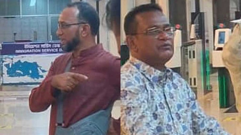 ওসমানী বিমানবন্দরে আওয়ামী লীগের ২ নেতা আটক