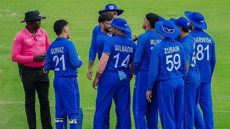 জিম্বাবুয়েকে উড়িয়ে সমতায় আফগানিস্তান