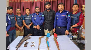 কক্সবাজারে রাইফেলসহ ৪টি অস্ত্র-গুলি উদ্ধার, যুবক আটক