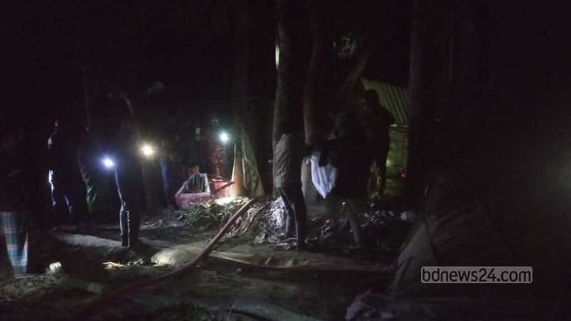 কুড়িগ্রামের বসতঘরের আগুনে বৃদ্ধার মৃত্যু