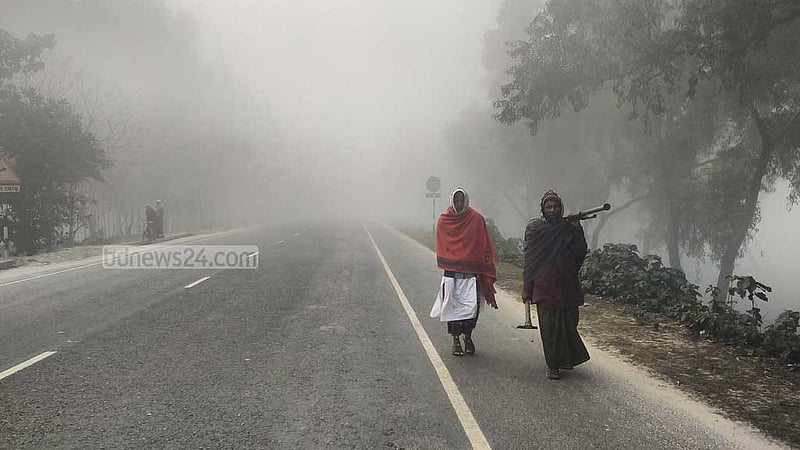শীত জেঁকে বসেছে কুড়িগ্রামে, সংকট শীতবস্ত্রের