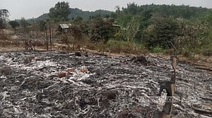 পাহাড়ে ত্রিপুরা পাড়ায় পুড়েছে ১৭ ঘর, বাসিন্দারা ছিলেন বড়দিনের উৎসবে