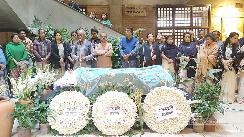 ফুলে ফুলে ছাওয়া পাপিয়ার মরদেহ, রবীন্দ্রসংগীত চর্চার ‘পথিকৃৎ’র চিরবিদায়