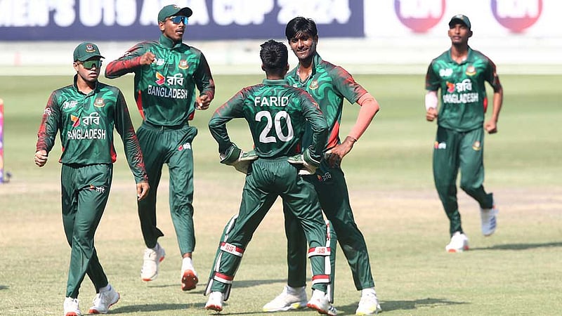 পাকিস্তানকে পাত্তা না দিয়ে যুব এশিয়া কাপের ফাইনালে বাংলাদেশ