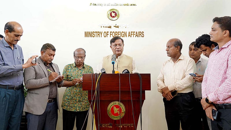 রাষ্ট্র ও সরকারবিরোধী আন্দোলনের চেষ্টা হচ্ছে: পররাষ্ট্রমন্ত্রী