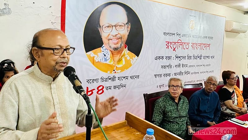 চারুকলায় পড়াটাও সমাজ বাঁকা চোখে দেখত: হাশেম খান