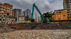 সাদিক অ্যাগ্রোর খামার উচ্ছেদের পর খাল খনন শুরু