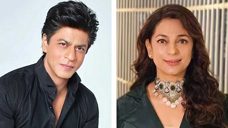 শাহরুখকে প্রথম দেখে যে কারণে ভ্রু কুঁচকেছিলেন জুহি