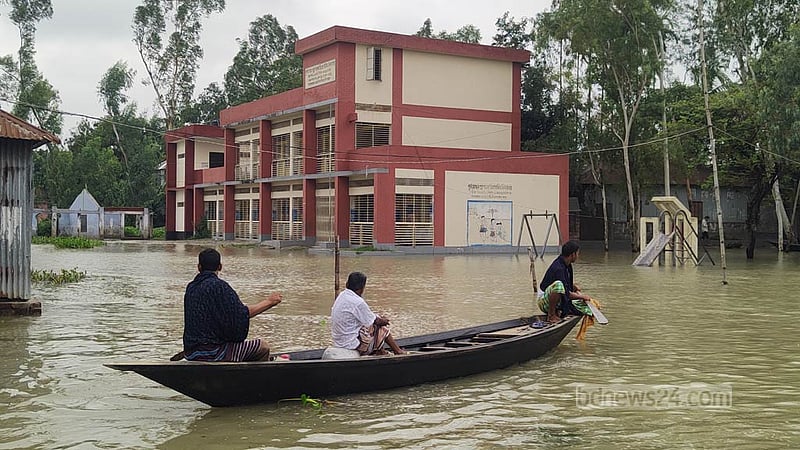 সিরাজগঞ্জে যমুনা বিপৎসীমার উপরে, ২৪ হাজার মানুষ পানিবন্দি