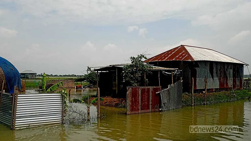 টাঙ্গাইলে অর্ধ লাখের বেশি মানুষ এখনও পানিবন্দি