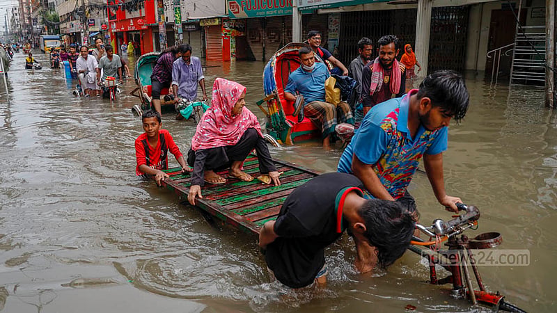 বৃষ্টি কমার আভাস দিল আবহাওয়া অফিস