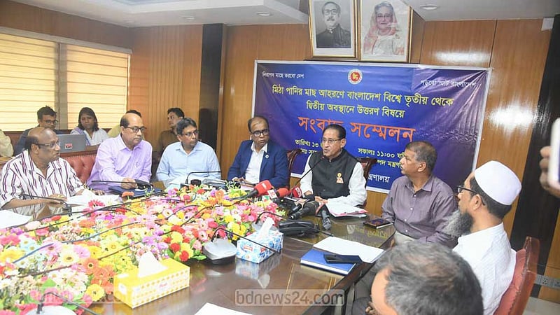 মিঠা পানির মাছ উৎপাদনে বাংলাদেশ প্রথম হবে, আশা মন্ত্রীর