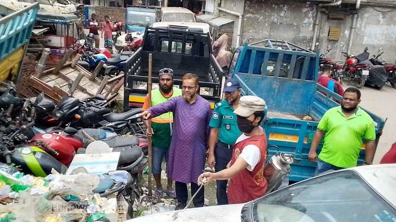 মশা নিধনে ২৬ থানায় অভিযান চালাল ঢাকা দক্ষিণ সিটি