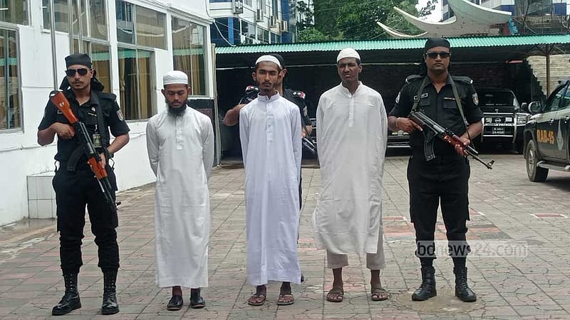 কক্সবাজারে নতুন জঙ্গি সংগঠন ‘আস-শাহাদাতের’ ৩ সদস্য আটক