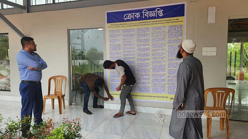 নিয়ন্ত্রণে নেওয়ার পর বেনজীরের রিসোর্টে ক্রোক বিজ্ঞপ্তি