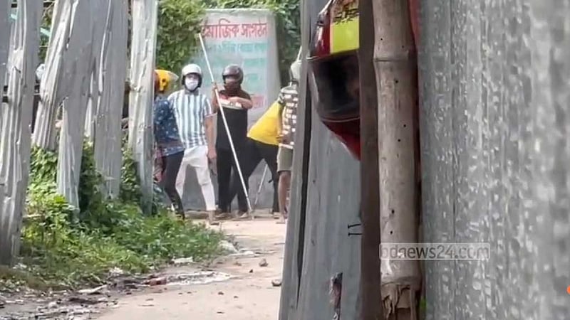 নারায়ণগঞ্জ দুই পক্ষের সংঘর্ষে তরুণ নিহত, আহত ১২