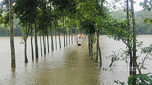 সিলেটে পানিবন্দি ৪ লাখ, আশ্রয়কেন্দ্রে যাচ্ছে মানুষ