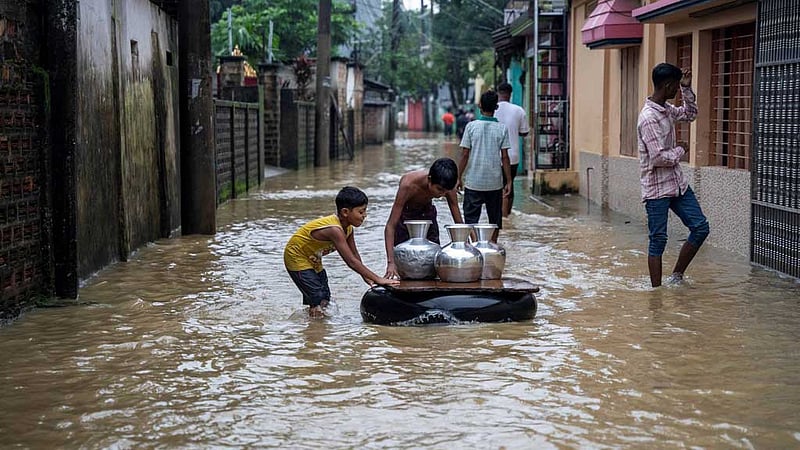বন্যায় ক্ষতিগ্রস্ত পৌনে ৮ লাখ শিশু: ইউনিসেফ
