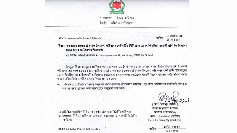 উপজেলা নির্বাচন: সেন্ট মার্টিনে ভোট স্থগিত