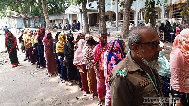 উপজেলা নির্বাচন: বাঘারপাড়ায় ভোটার উপস্থিতির বেশি