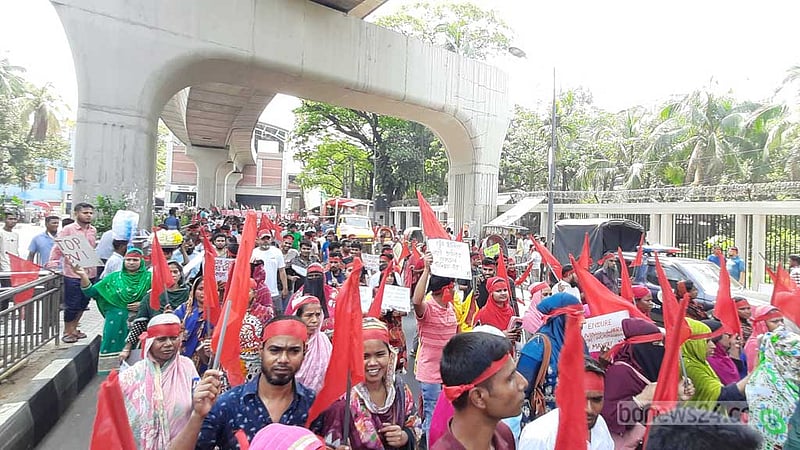 অধিকারের দাবি নিয়ে মে দিবসে রাজপথে