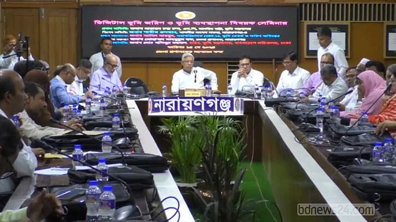 ভূমি রেকর্ডে কেউ অধিকার বঞ্চিত হলে আমরা দেখব : ভূমিমন্ত্রী