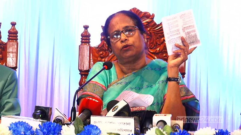 ভোটের দিন নৈরাজ্য সৃষ্টি করলে নির্বাচন বাতিল করা হবে: ইসি রাশেদা