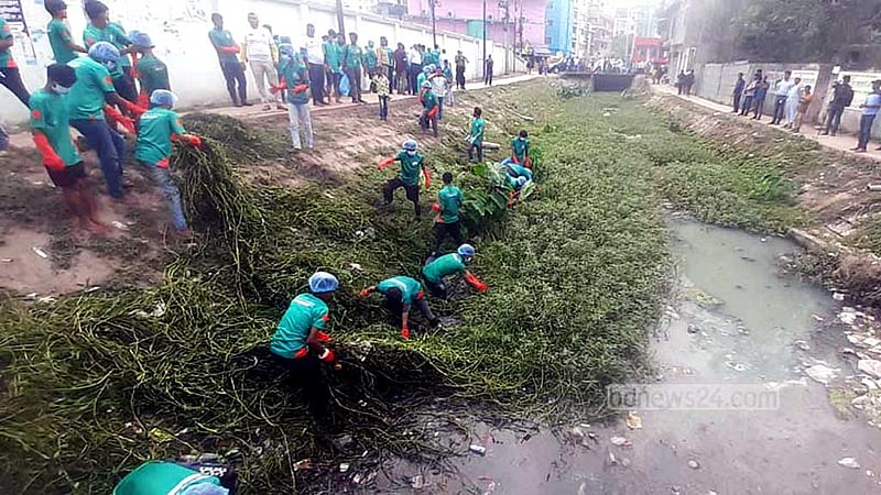 রংপুরে শ্যামাসুন্দরীর প্রাণ ফেরাতে পরিচ্ছন্নতা অভিযান