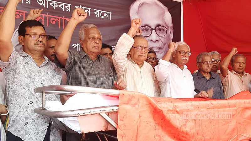 শেষবার পার্টি অফিসে কফিনবন্দি রনো