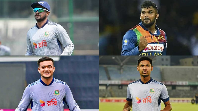শীর্ষে সাকিবের পাশে হাসারাঙ্গা, তাসকিন-মুস্তাফিজের উন্নতি