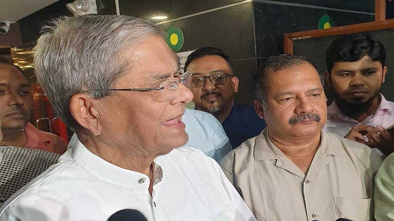দল নিষিদ্ধের আমরা কে? প্রশ্ন ফখরুলের