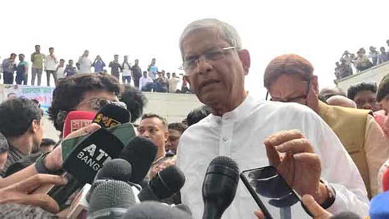 প্রমাণ হল আওয়ামী লীগ জনগণের রায় কেড়ে নিয়েছিল: ফখরুল