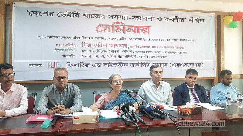 দুধের উৎপাদন বাড়াতে আমদানি বন্ধ চান প্রাণিসম্পদ উপদেষ্টা