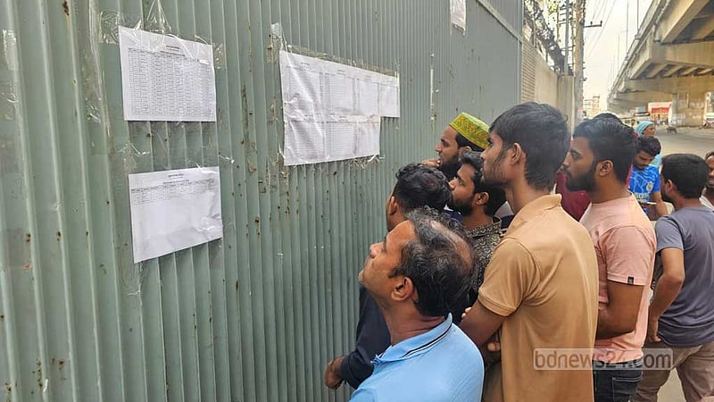 গাজীপুরের তুসুকা গ্রুপের ২৩৯ শ্রমিক ছাঁটাই, ক্ষোভ