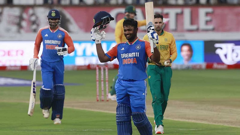 স্যামসনের বিধ্বংসী সেঞ্চুরির পর ভারুন-বিষ্ণইয়ের স্পিনে ভারতের বড় জয়
