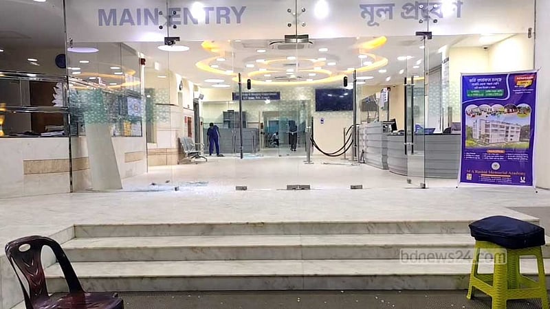 জামালপুরে গভীর রাতে বিএনপি কার্যালয়, হাসপাতালে হামলা