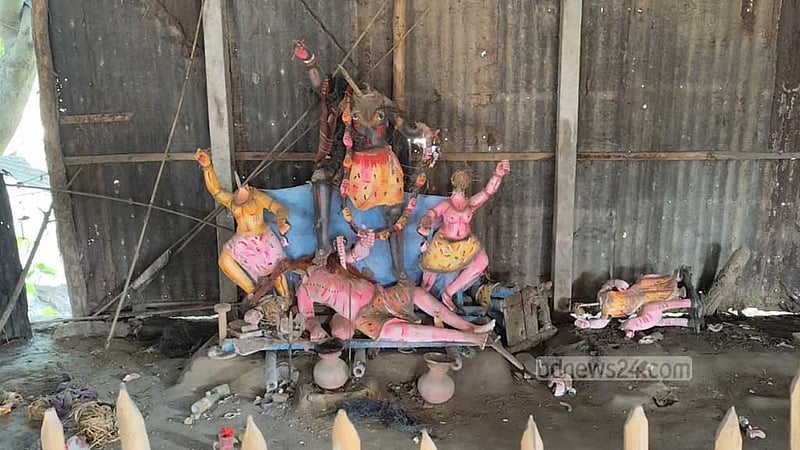জামালপুরে কালী মন্দিরের প্রতিমা ভাঙচুর, যুবক জেল হাজতে
