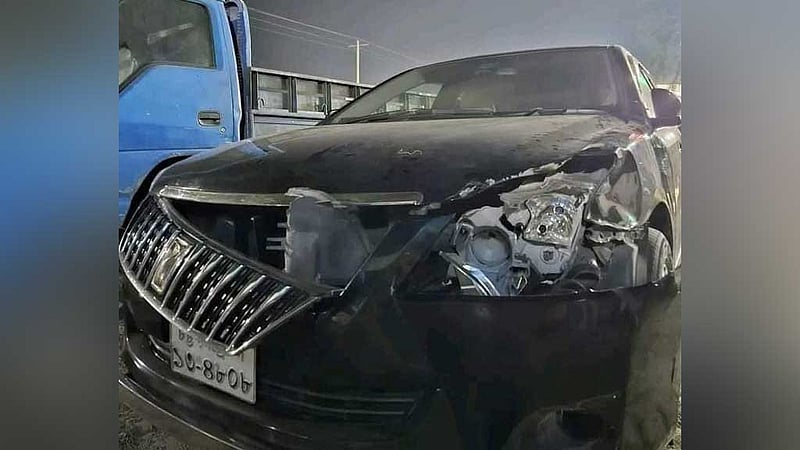 সারজিস-হাসনাতের বহরের গাড়ি দুর্ঘটনার কবলে