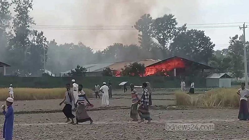 শেরপুরে মুর্শিদপুর পীরের দরবারে আবার অগ্নিসংযোগ-লুটপাট