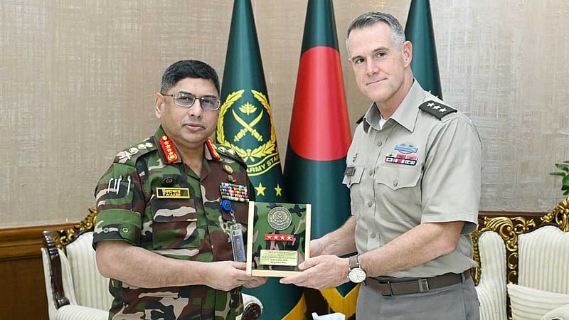 সেনাপ্রধানের সঙ্গে ইউএস ইন্দো-প্যাসিফিক কমান্ড প্রতিনিধিদের সাক্ষাৎ
