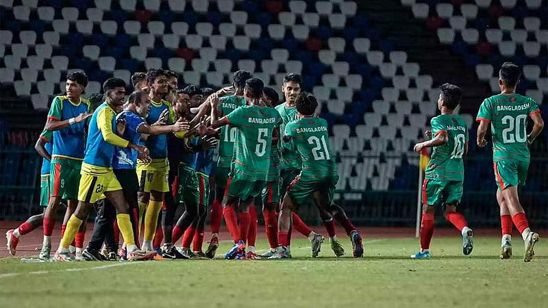 বাংলাদেশের বড় জয়ে ফয়সালের ৪ গোল