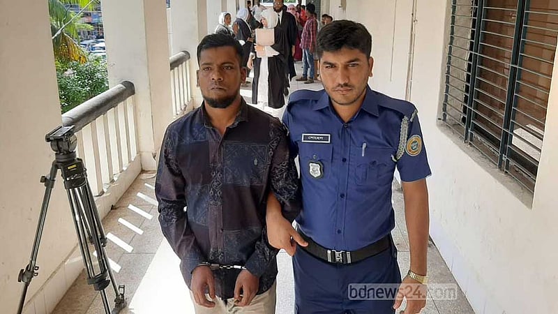 পোশাক শ্রমিককে ধর্ষণের পর হত্যা: বরিশালে ফেরিওয়ালাকে যাবজ্জীবন