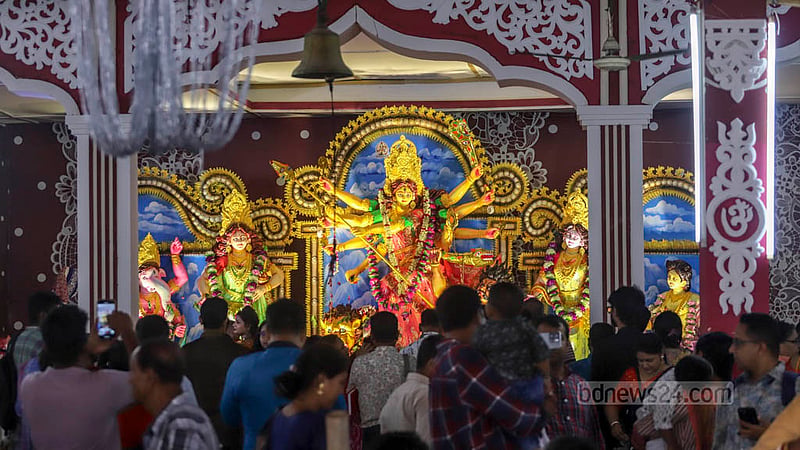 রাজধানীতে প্রতিমা বিসর্জনের শোভাযাত্রা যাবে যে পথে