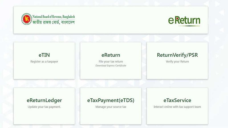 ই-রিটার্ন দিতে অসমর্থ হলে জানাতে হবে ১৫ জানুয়ারির মধ্যে