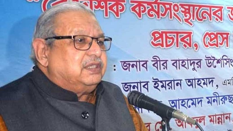 বনানী থেকে গ্রেপ্তার সাবেক প্রবাসীকল্যাণ মন্ত্রী ইমরান