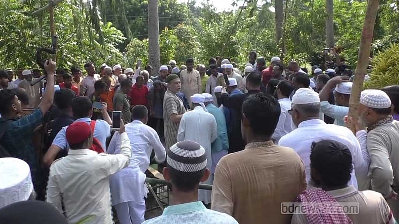 মুন্সীগঞ্জে নিজ গ্রামে চিরনিদ্রায় বদরুদ্দোজা চৌধুরী