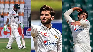 পাকিস্তানের টেস্ট দল থেকে বাদ পড়লেন বাবর-আফ্রিদি-নাসিম