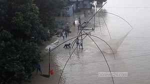 নেত্রকোণায় আরো দুই উপজেলার নিম্নাঞ্চল প্লাবিত, ভেঙেছে বাঁধ