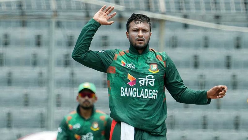 আফগানিস্তানের বিপক্ষে সিরিজে সাকিবের খেলার সম্ভাবনা 'খুবই কম’